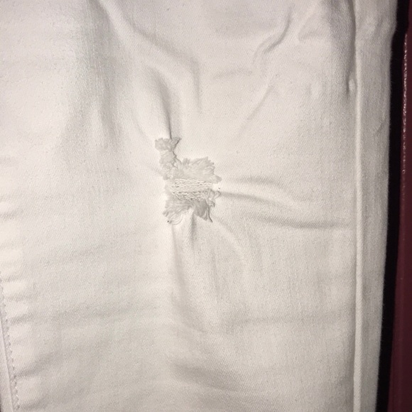 White Ripped Jeans - Picture 4 of 9